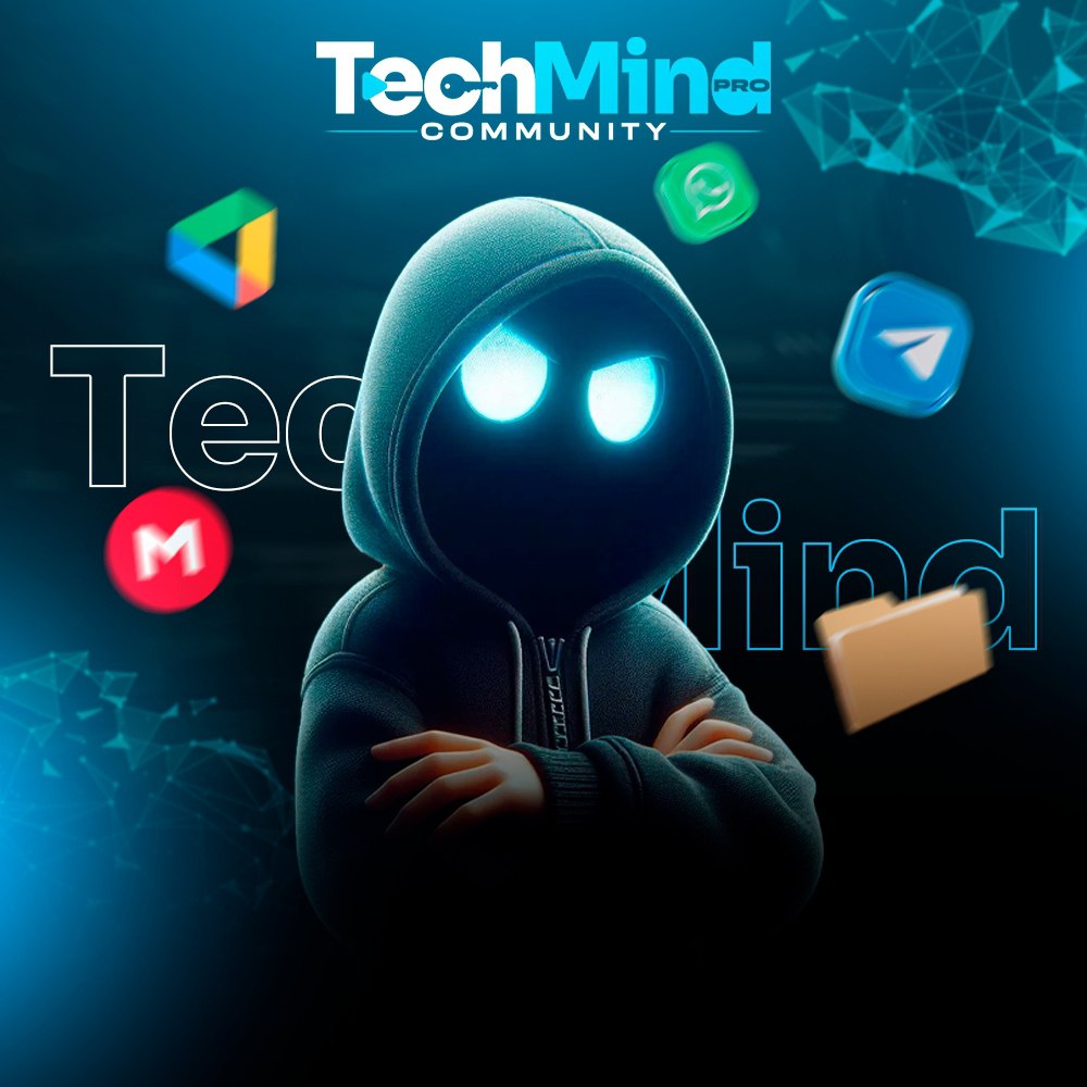 Banner principal da TechMind PRO mostrando a comunidade premium no Telegram